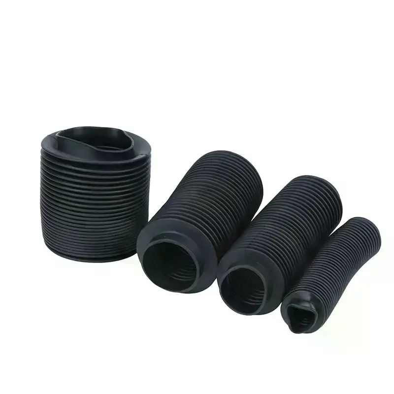 Rubber Corrugated Sleeve Flexible Moulded Bellows Rubber Nitrile Oil Resistant Dust Cover Tubes And Hose