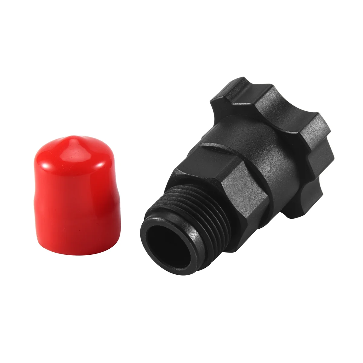 1 pz Spray Tool Connector per PPS Adapter Spray Tool Cup Adapter adatto per Devilbiss Spray Tool misurino usa e getta, nero