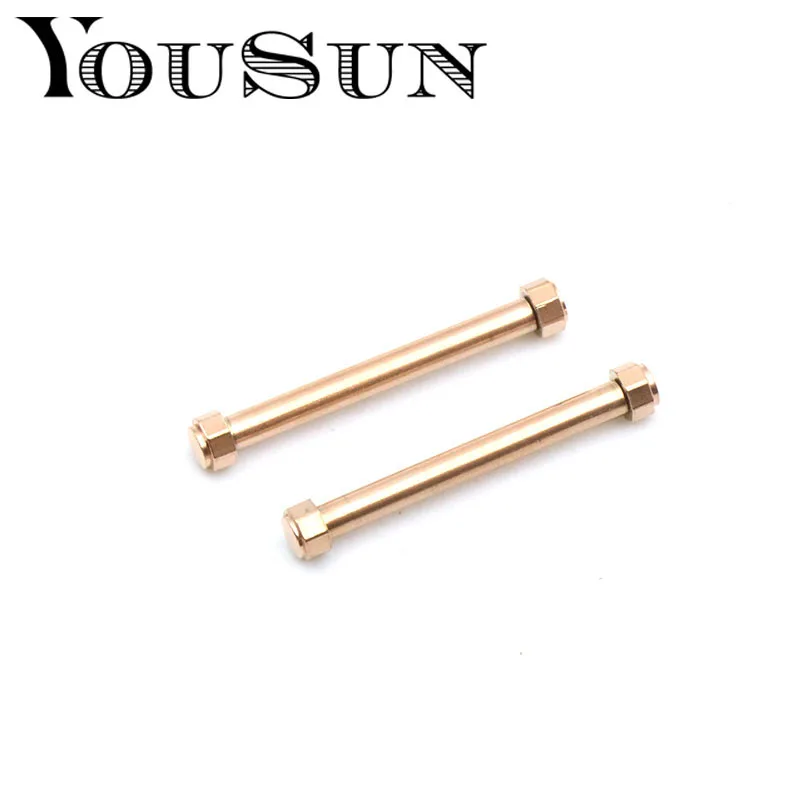 Watch Strap Screw Rod Octagonal Gold Silver Rose gold Length 18mm Accessories For MK Repairs Part Tools