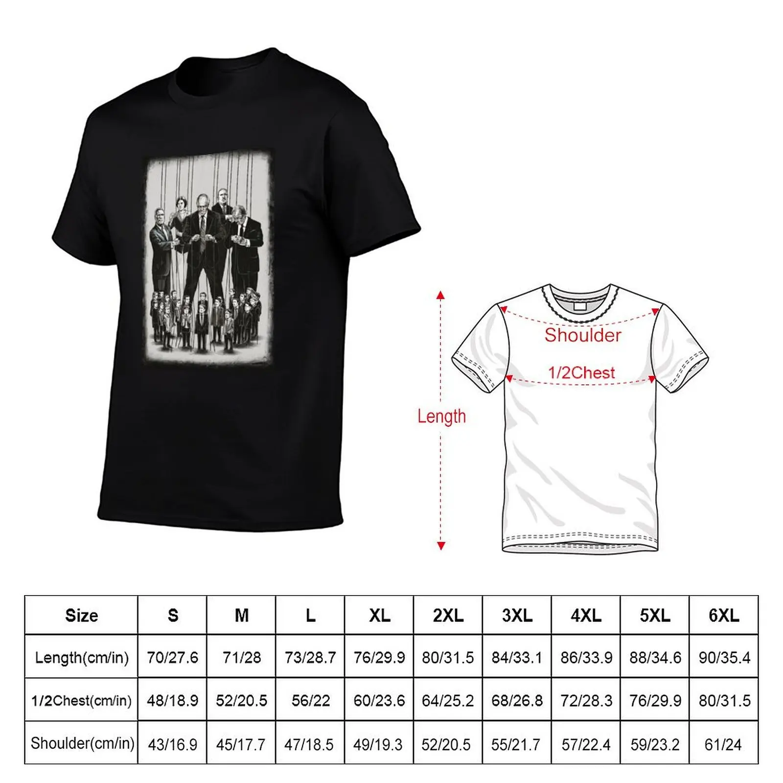 Puppets Stencil Graffiti T-Shirt anime summer 2026 Men's t-shirts