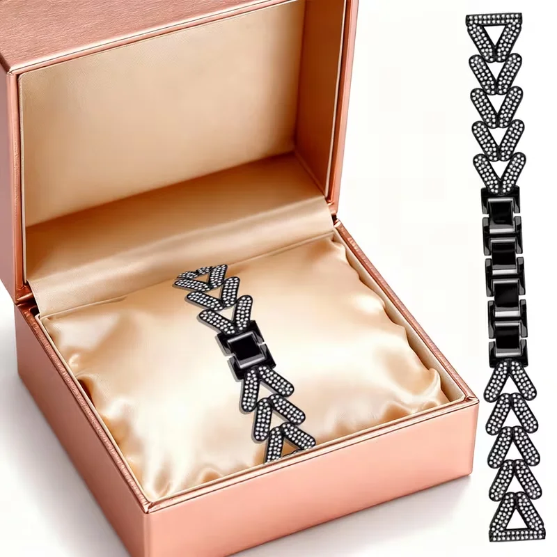 Diamantarmband für Samsung Galaxy Watch 7/FE/6/5/5 Pro/4 Classic 20mm 22mm Edelstahlarmband Huawei Watch GT 5-4-3-2 Armband