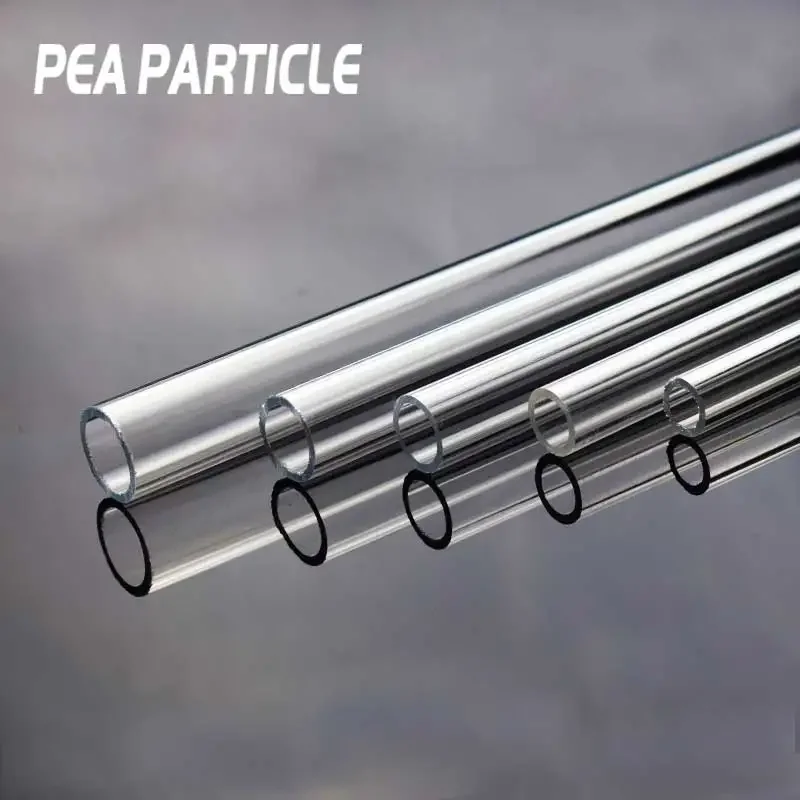 Transparent PC Water Cooling Tube Hard Acrylic 50cm OD Sizes 10mm-20mm 2mm Thickness - Flexible Water Pipe for Cooling Systems