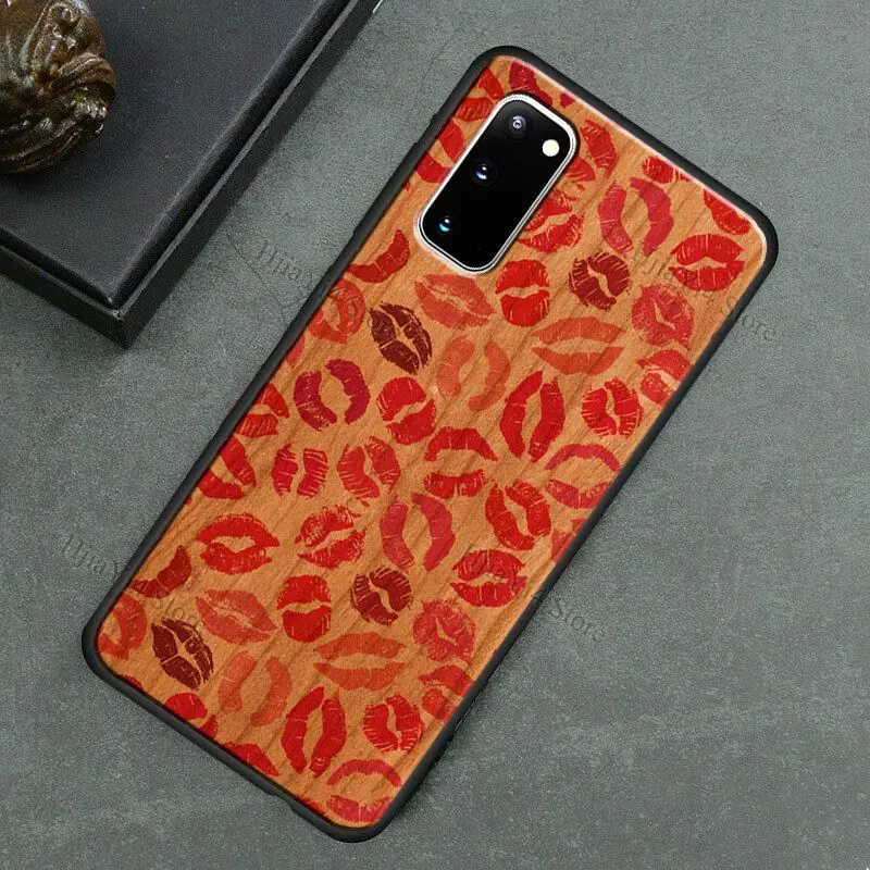 Pineapple Compass Camo Wood Case For Samsung Galaxy S20 FE S22 S21 Ultra S8 S9 S10 Note 10 Plus S10e Note 20 Ultra image 6