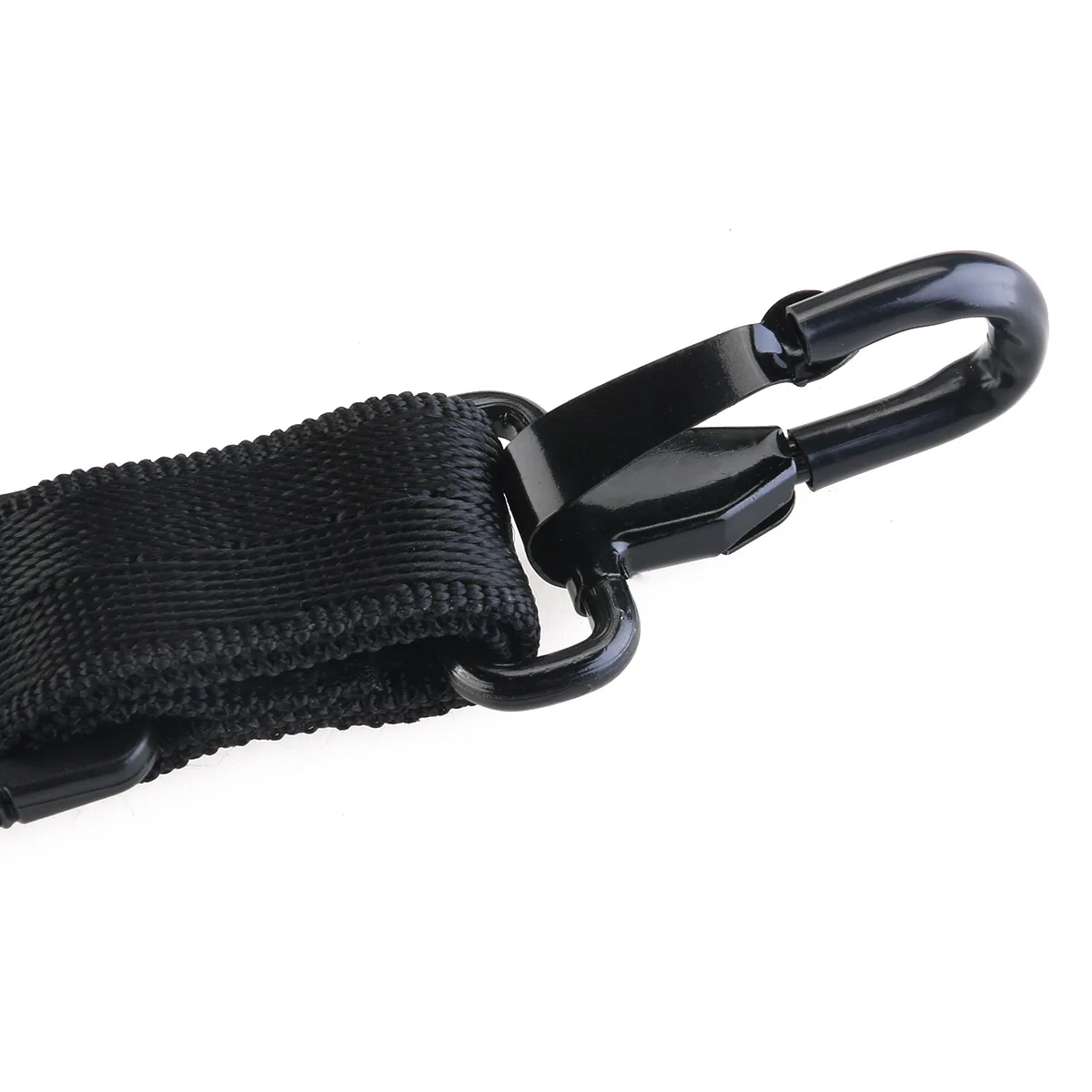 

Sax Shoulder Strap Harness Adjustable Belt Saxophone with Hook Thicken Neck Black