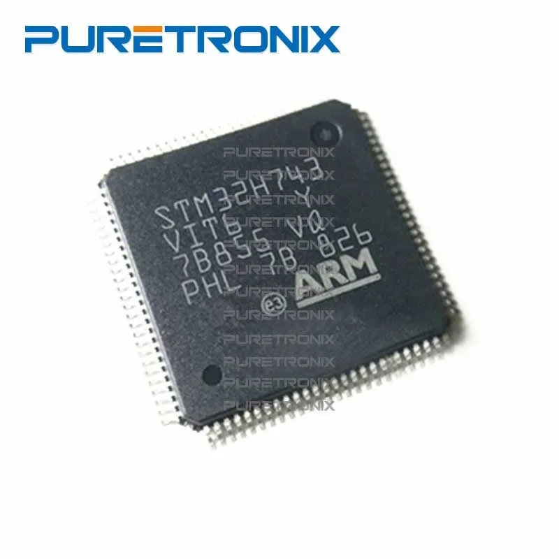 

STM32H743VIT6 STM32H7 Microcontroller IC 32-Bit 480MHz 2MB FLASH 100-LQFP original new