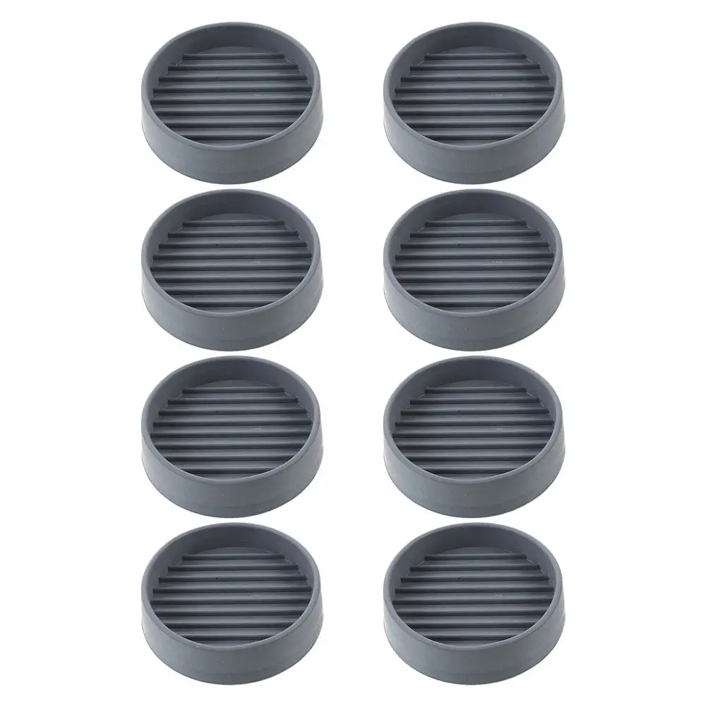 8Pcs 2 Inch Round Rubber Furniture Cups Anti-Slip Floor Protectors Wear Resistant Noise Reduction for Chair Table Stool Legs