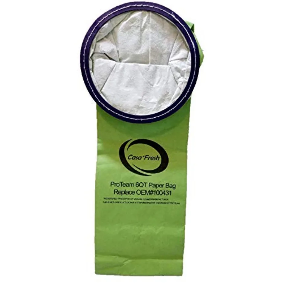

Replacement 10 PK for ProTeam QuarterVac HEPA - QuarterVac - TailVac - ProVac - QuietPro BP - GoCartVac - AviationVac 6 QT Roun