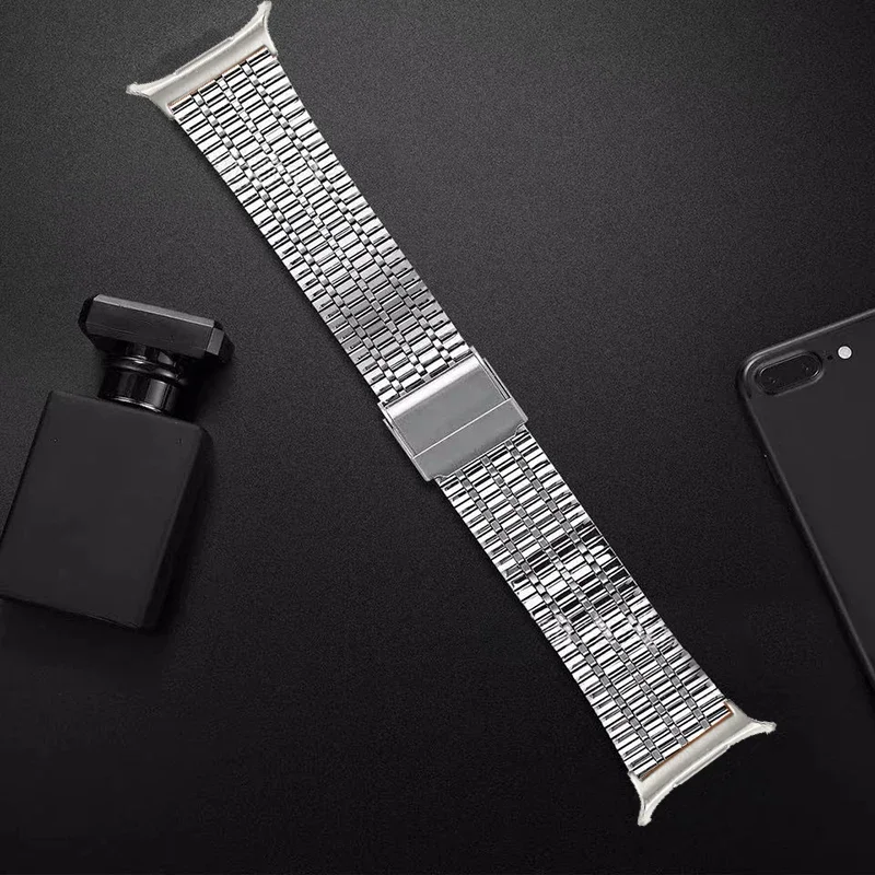 No Gaps Metal Strap for Samsung Galaxy Watch 7 Ultra 47mm Stainless Steel Watchband Galaxywatch 7 ultra 47mm Curved end Bracelet