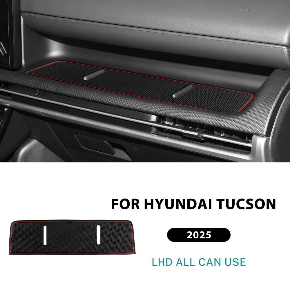 Silikon-Schutzmatte für das Armaturenbrett (Beifahrerseite) für Hyundai Tucson NX4 (2024 2025 2026) – Zubehör für die Fahrzeuginnenausstattung