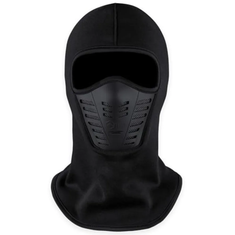 Máscara de esqui balaclava para clima frio extremo, atividades ao ar livre, máscara facial com isolamento térmico e aberturas de ar respiráveis para o inverno