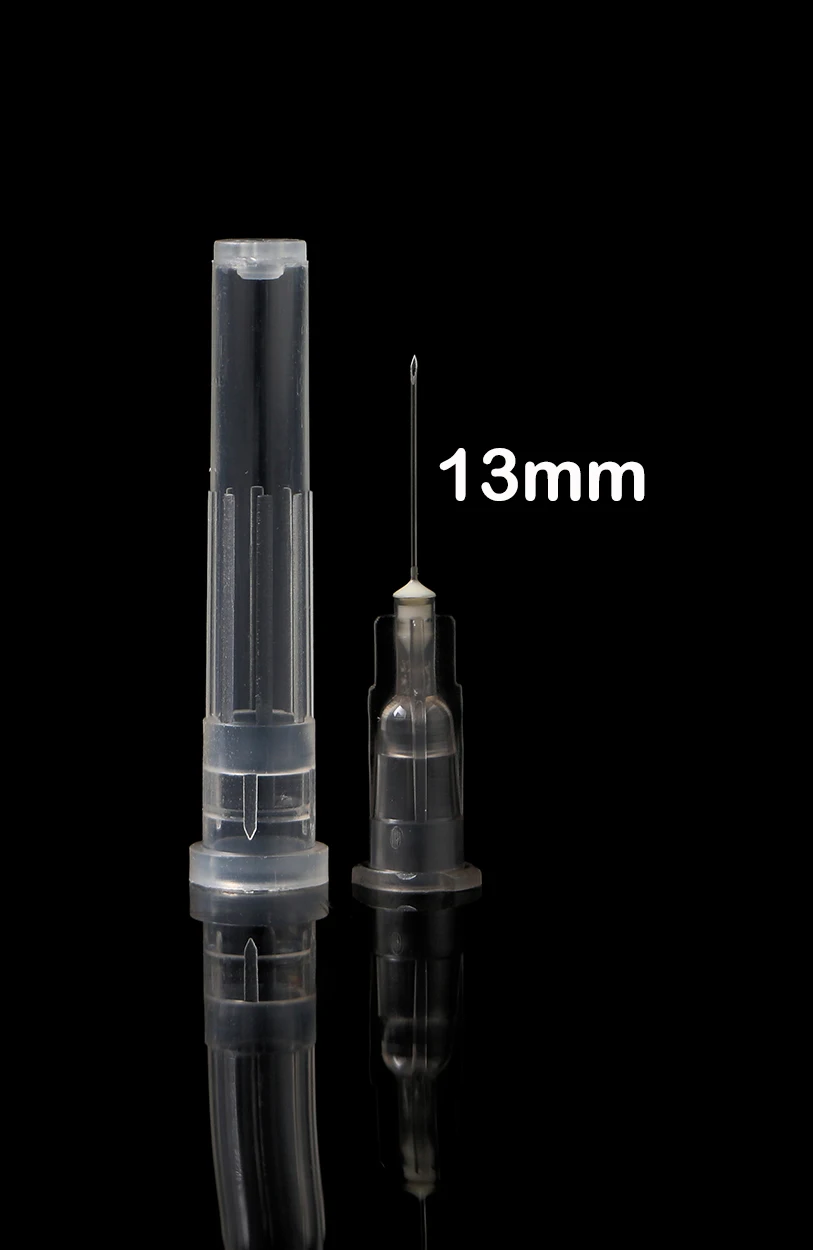 Agulhas Pontiagudas Descartáveis 27g13 mm 25 mm 38 mm 50 mm Embaladas Individualmente Ferramentas de Beleza Indolores