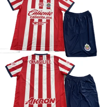 adult children's clothing set Football sport Uniforms boy girl Chivas usas Fans Jersey Training wear games kits Leisure shirt