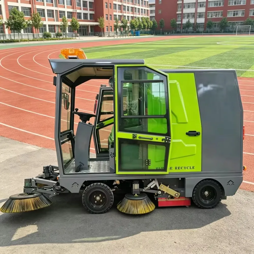 Environment Friendly Manual Sweeper Leaf Collecting Function for Garden Lawn Sweeping Machine