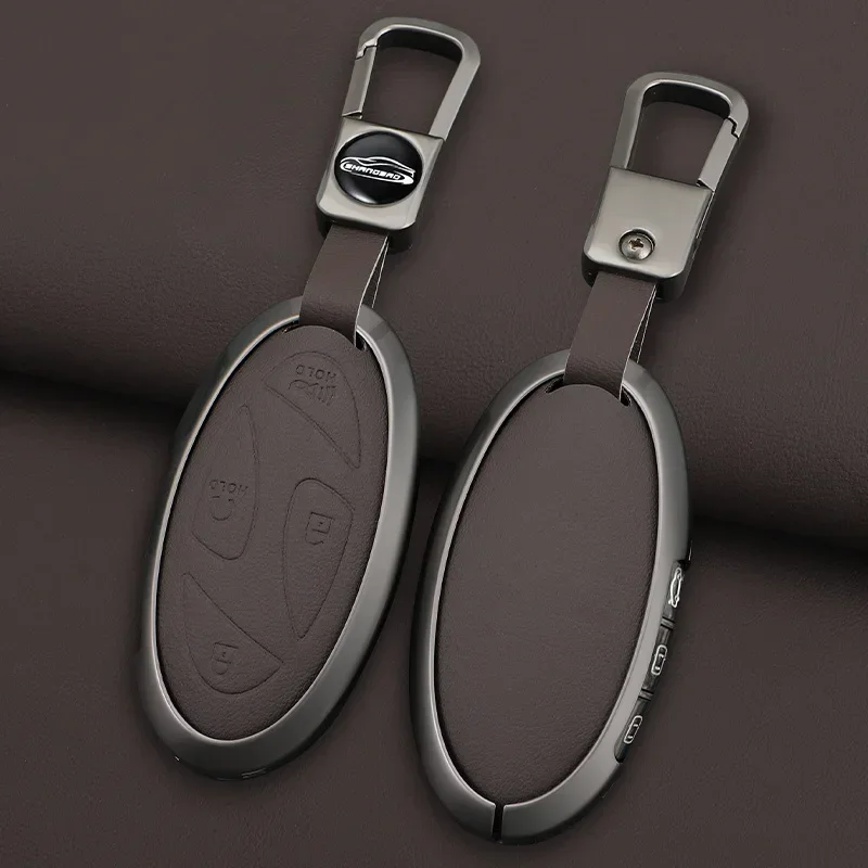 سبيكة + جلدية حافظة مفاتيح السيارة غطاء مفتاح شل فوب حامل ل جديد كونا SX2 لشركة هيونداي أيونيك 6 جديد الجائزة الكبرى GN7 اكسسوارات السيارات