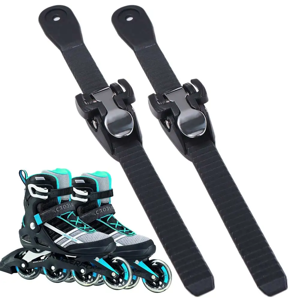 

Fixing Strap Skate Shoes Straps Adjustable Replacement Part Roller Skate Shoes Buckle Alloy Black Skating Shoes Buckle
