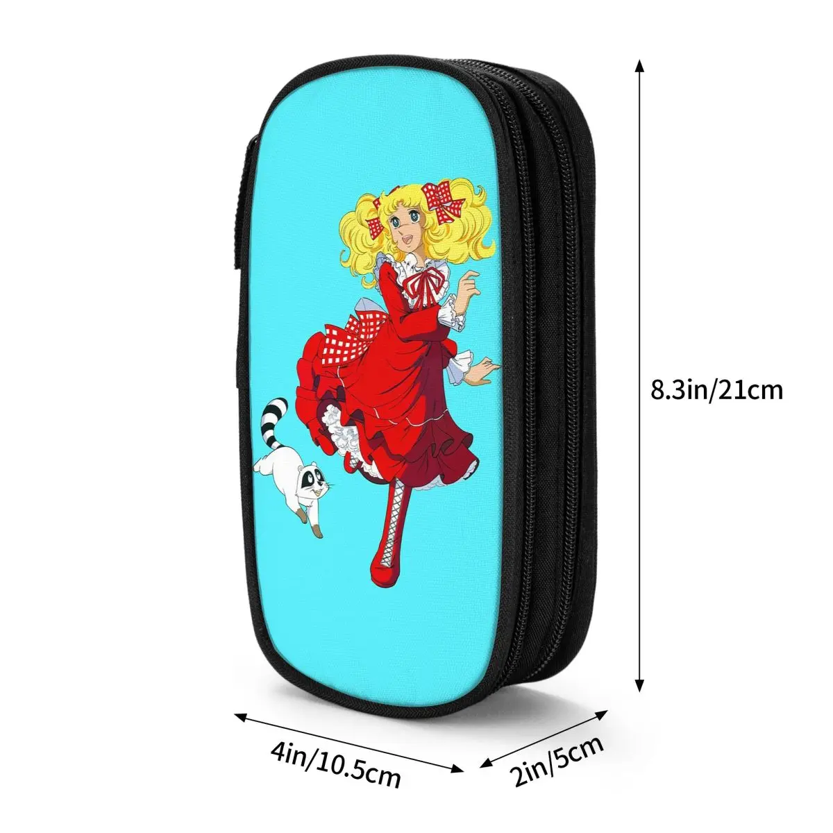 Candy Candy Anime Manga Cartoon Pencil Case for Studen Gifts Pen Box Pencil Bag Stationery Supplies Pen Holder Bag