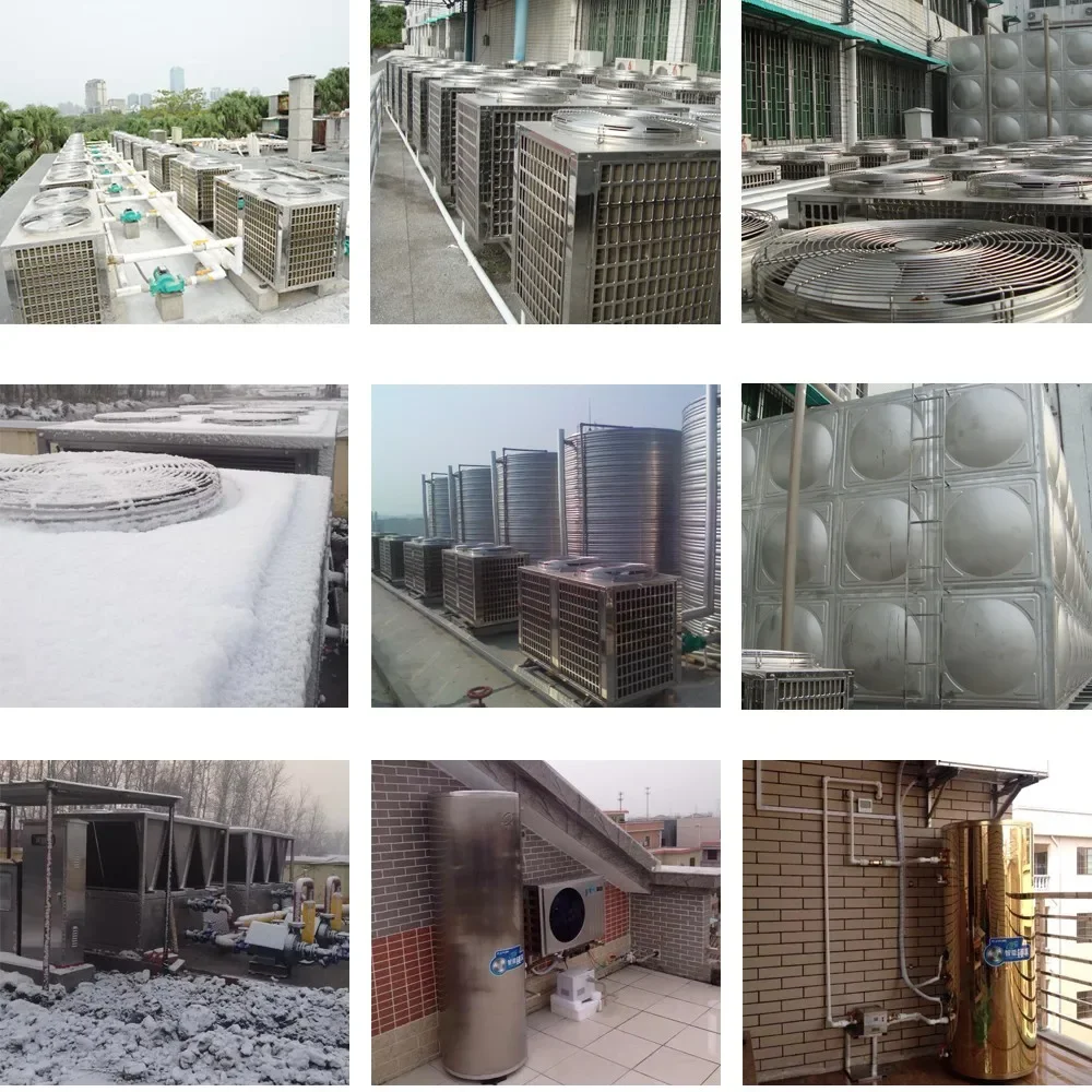 Poland Air Source Heat Pump Heating R290 R32 12KW 24KW 26KW 32KW DC Inverter Air to Water Heat Pump