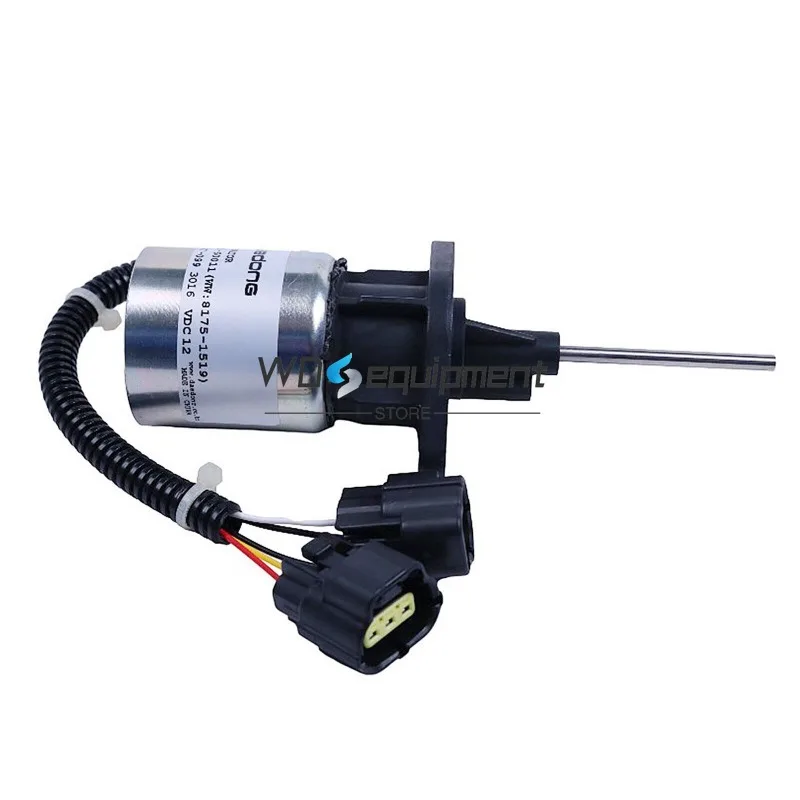

12V Stop Solenoid E5800-60011 For Kioti 3A139LF-E160 3C100LF-E160 CK2510 CK2510H