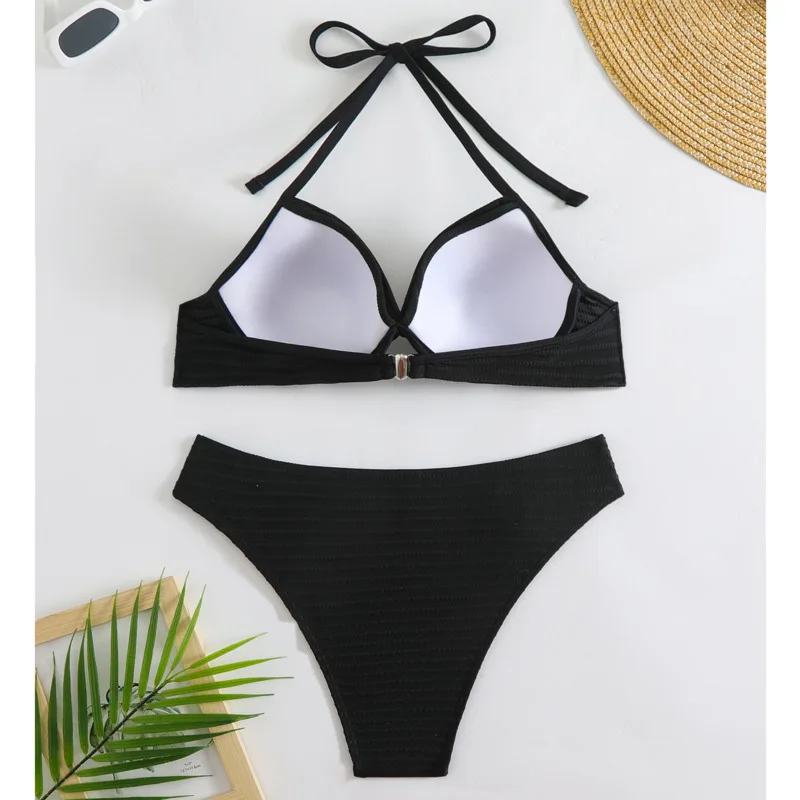 Summer 2025 Sexy Bikinis Swimsuits Women Swimwear Push Up Female Beach Swim Wear Bathing Suits Brazilian Bikini Set Pool Bather