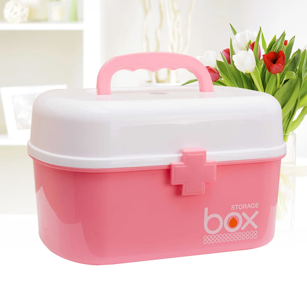 مجموعة أدوات المساعدة مقاس L منظم ذو سعة كبيرة مع مقبض صينية قابل للإزالة لحقيبة حاوية الأنشطة الداخلية والخارجية #1