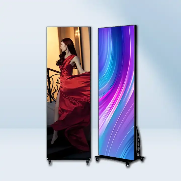 WiFi Controlled  Display HD Indoor Poster Customized P1.86  Poster Display for Mall