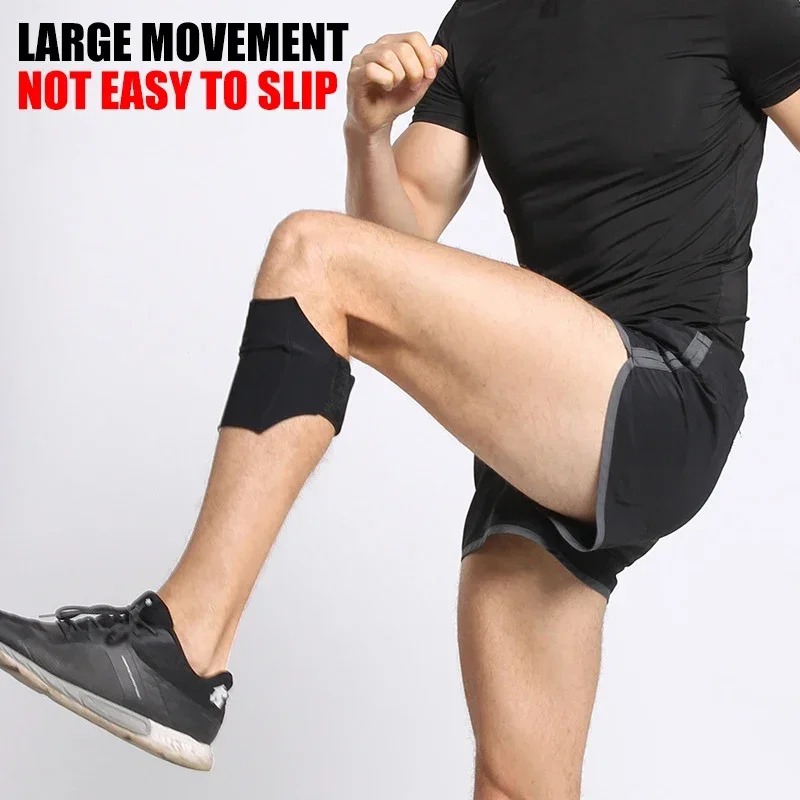 Bolsa de teléfono mejorada de 7 pulgadas, bolsa de pantorrilla elástica para deportes para correr, bolsa de rodilla para gimnasio, bolsa de Crus,
