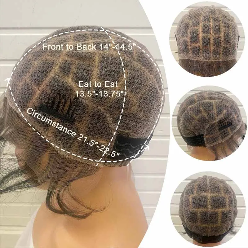 Lace Crochet Wig Cap Braided Wig Cap for Black Women Lace Front Pre Knot Full Lace Cap HD Full Lace Crotchet Cap with Baby Hair