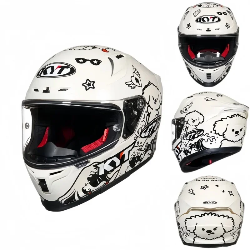 Unisex full face motorcycle helmet with double lens. for safety. Ideal for racing, off-road and daily motorbike riding