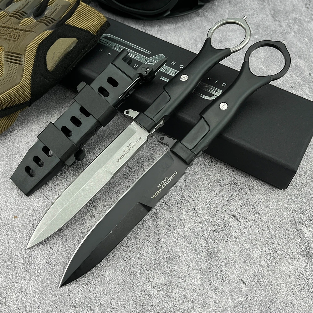MISERICORDIA Multifunctional Fixed Knife Outdoor EDC Gear Jungle Adventure Wilderness Exploration Camping Utility Cutting Tool