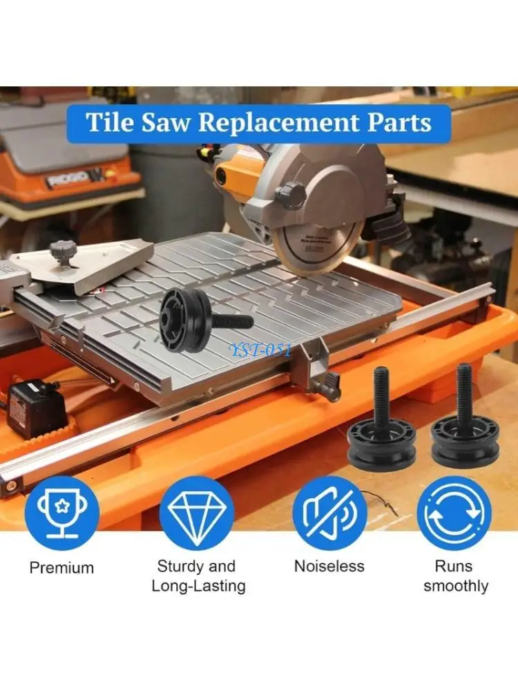 E15A Premium Replacement Rollers Tile Cutting Tool Parts For Tile Chainsaws Supports Up To 100Kg And Reduces Vibration