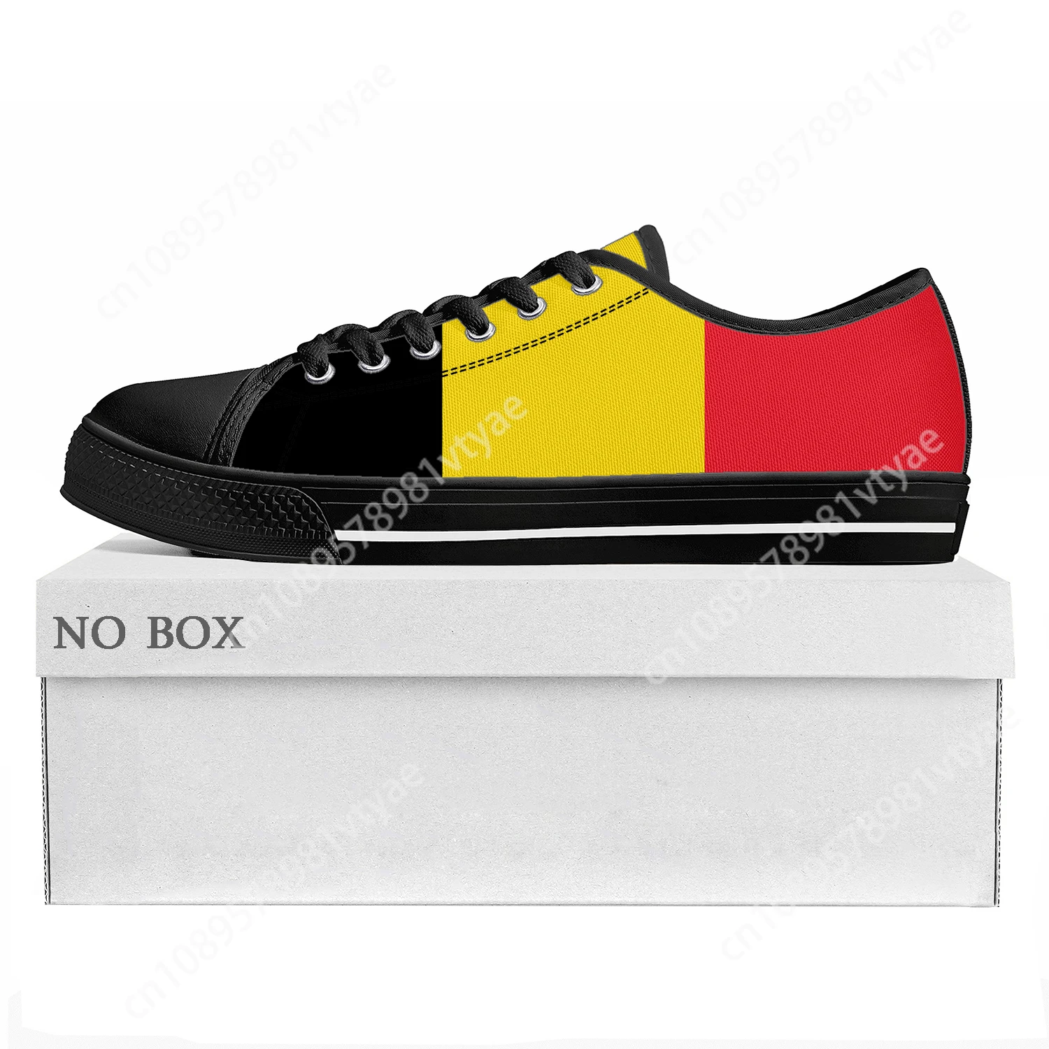 

Belgian Flag Low Top High Quality Sneakers Mens Womens Teenager Canvas Sneaker Belgiam Prode Casual Couple Shoes Custom Shoe