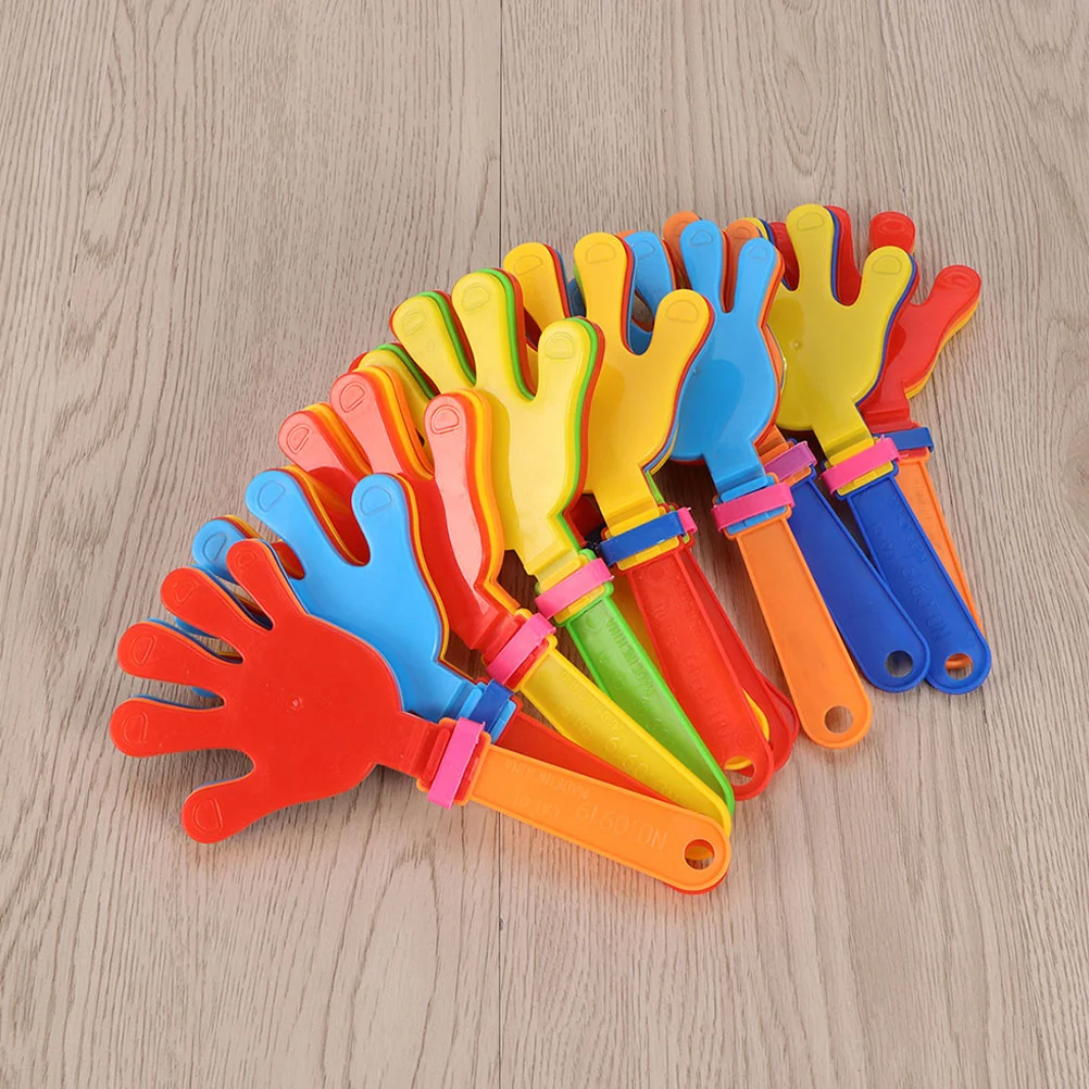 25 Pcs Hand Clapper Clappers Prop Toys Make Decision Plastic for Sporting Events Prank Noise Maker