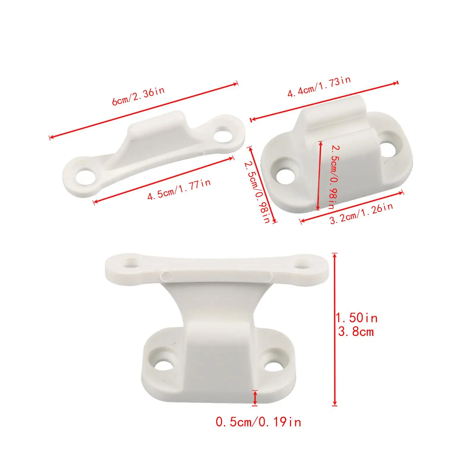 2x RV باب التجنيب الصيد كليب أجزاء النايلون إبقاء الباب مفتوحة خارج توقف الباب