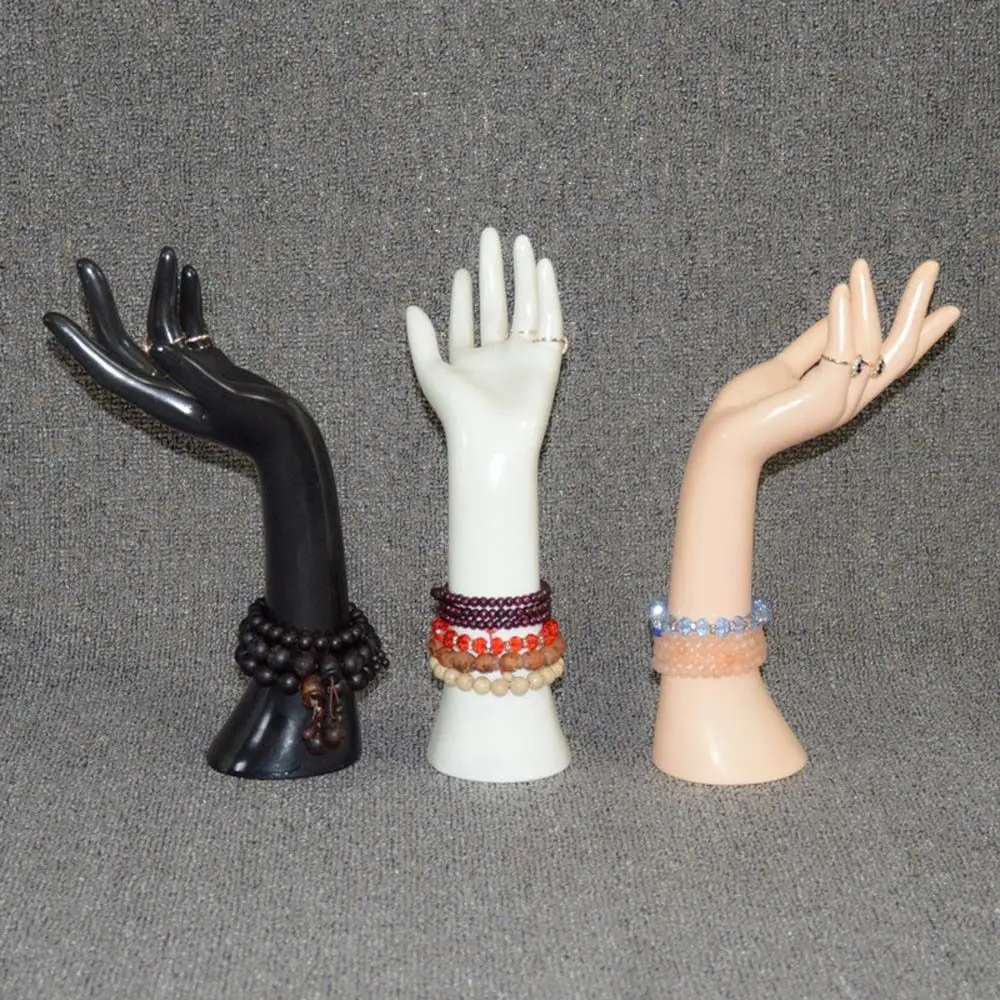 

Rings Watches Mannequin Hand Model Model Stand White/Skin/Black Jewelry Display Hand Miniatures Necklace Bracelet