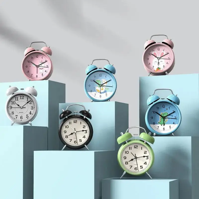 Alarm clock for students, new powerful wake-up clock for junior high school and high school students