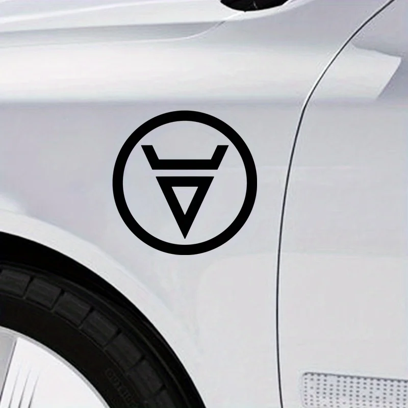 

Виниловая наклейка с современным геометрическим узором, наклейка для автомобиля, мотоциклетного шлема, устойчивая к царапинам водонепроницаемая, минималистичный художественный подарок