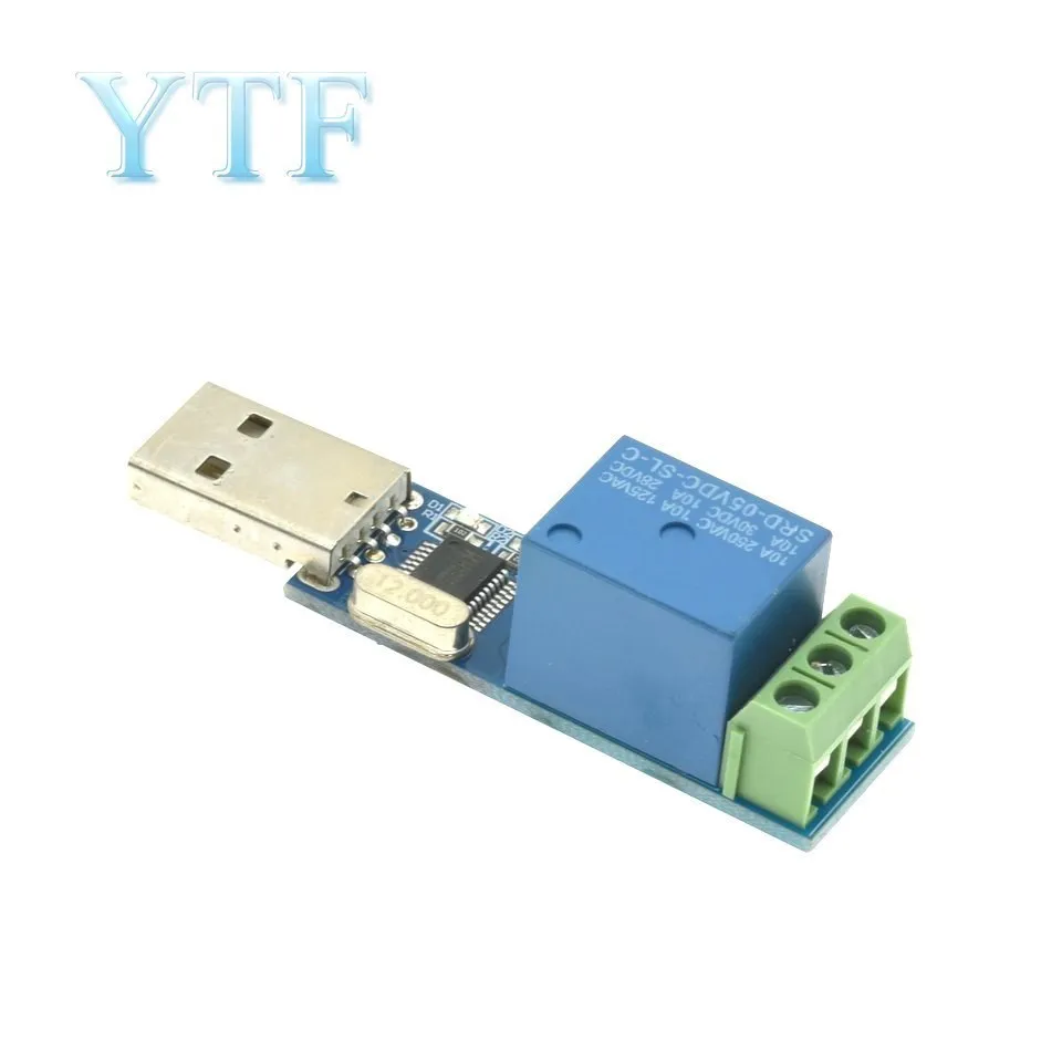 Módulo de relé USB tipo LCUS-1, convertidor electrónico, PCB, interruptor de Control inteligente USB