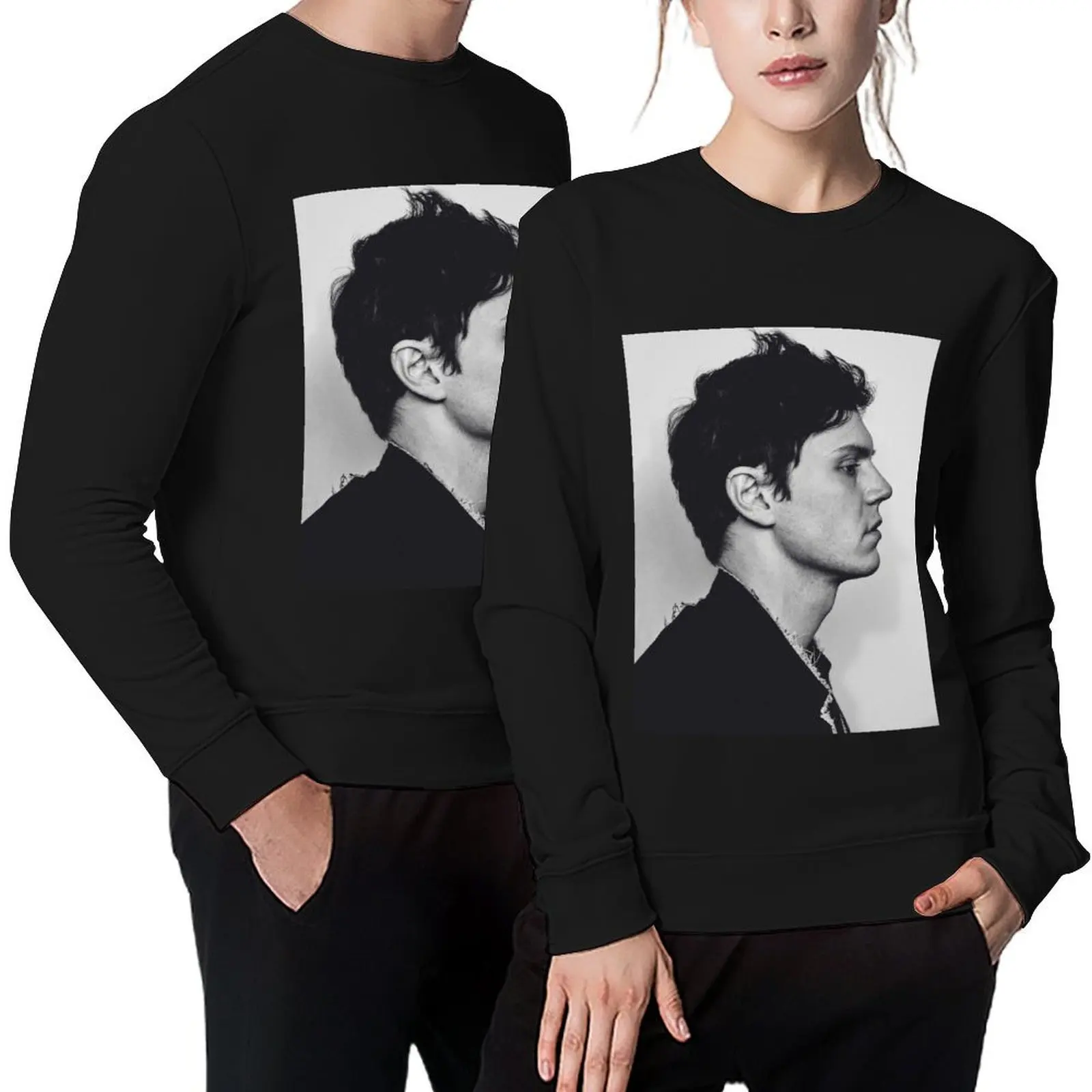 

Evan Peters Pullover men's autumn clothes tracksuit men male clothes tracksuit sweatshirt men