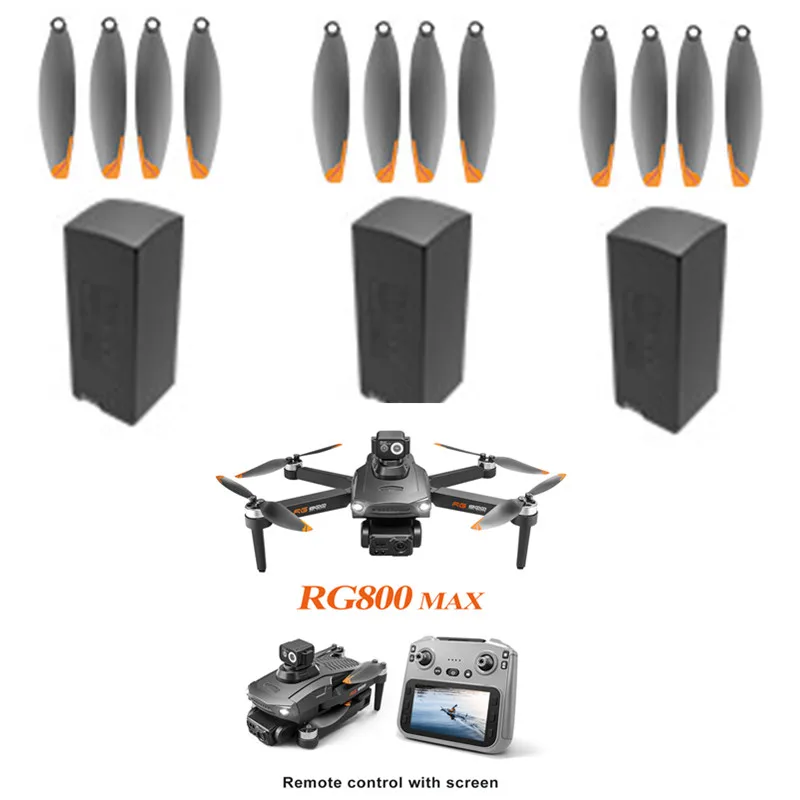 RG800 MAX Drone Battery 7.4V 3800mAH Lipo Battery For RG800 Drone Part Propeller Blade for RG800MAX Accessory RG800 Battery Toys