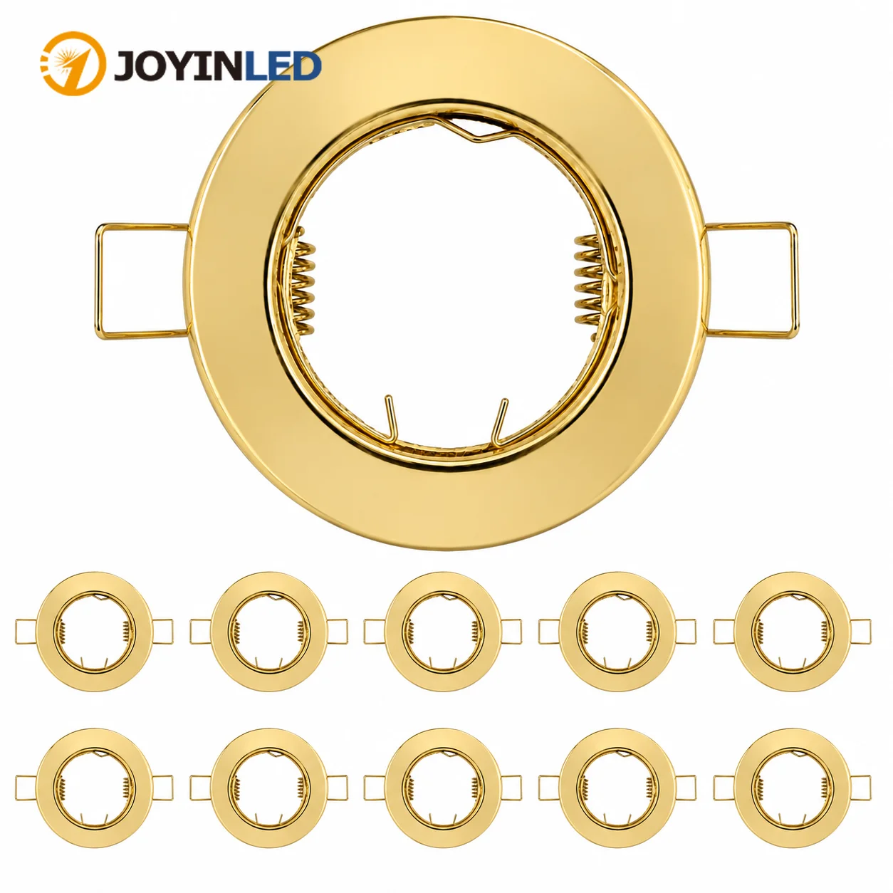 JOYINLED 1/10PCS LED Spotlights Frame Downlight Led Holders Cutout 60mm for MR16 GU10 Bulb Holder Recessed LED Spot Light