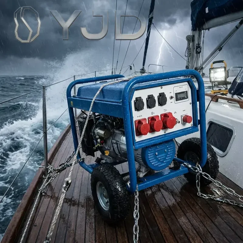 YJD Yuchai Super Silent Portable Diesel Generator Set With Rated Voltage of 380V 220V 240V 18KW