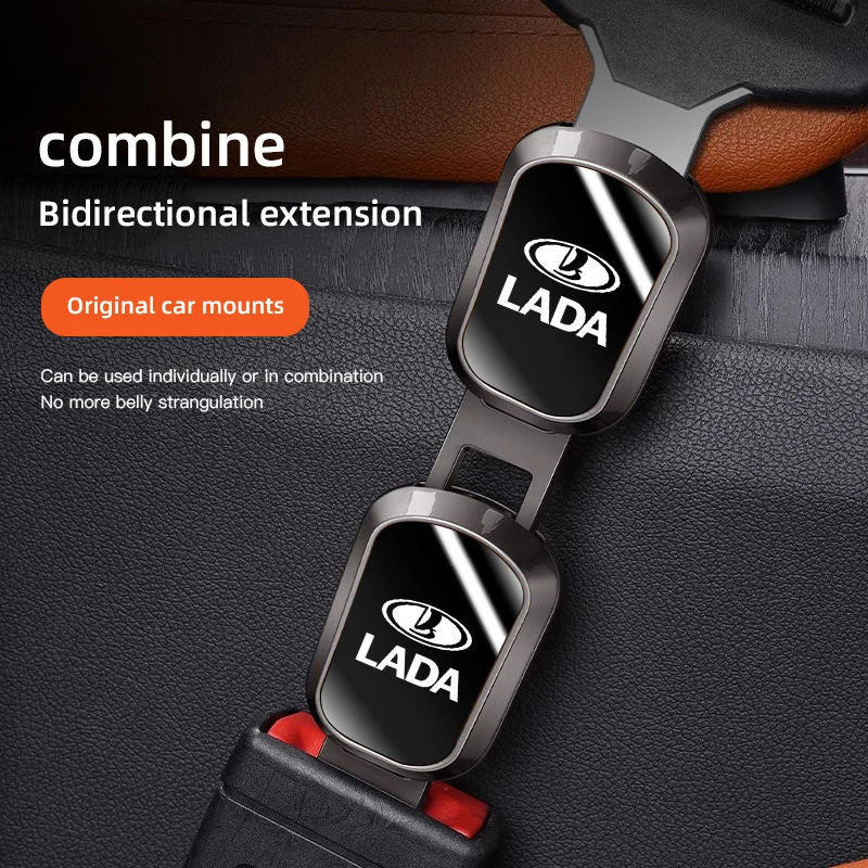 1Pcs Car Seat Belt Extension Shoulder Straps Extender For Lada Vesta Niva Samara Kalina Largus Priora Xray Granta Cross 2112