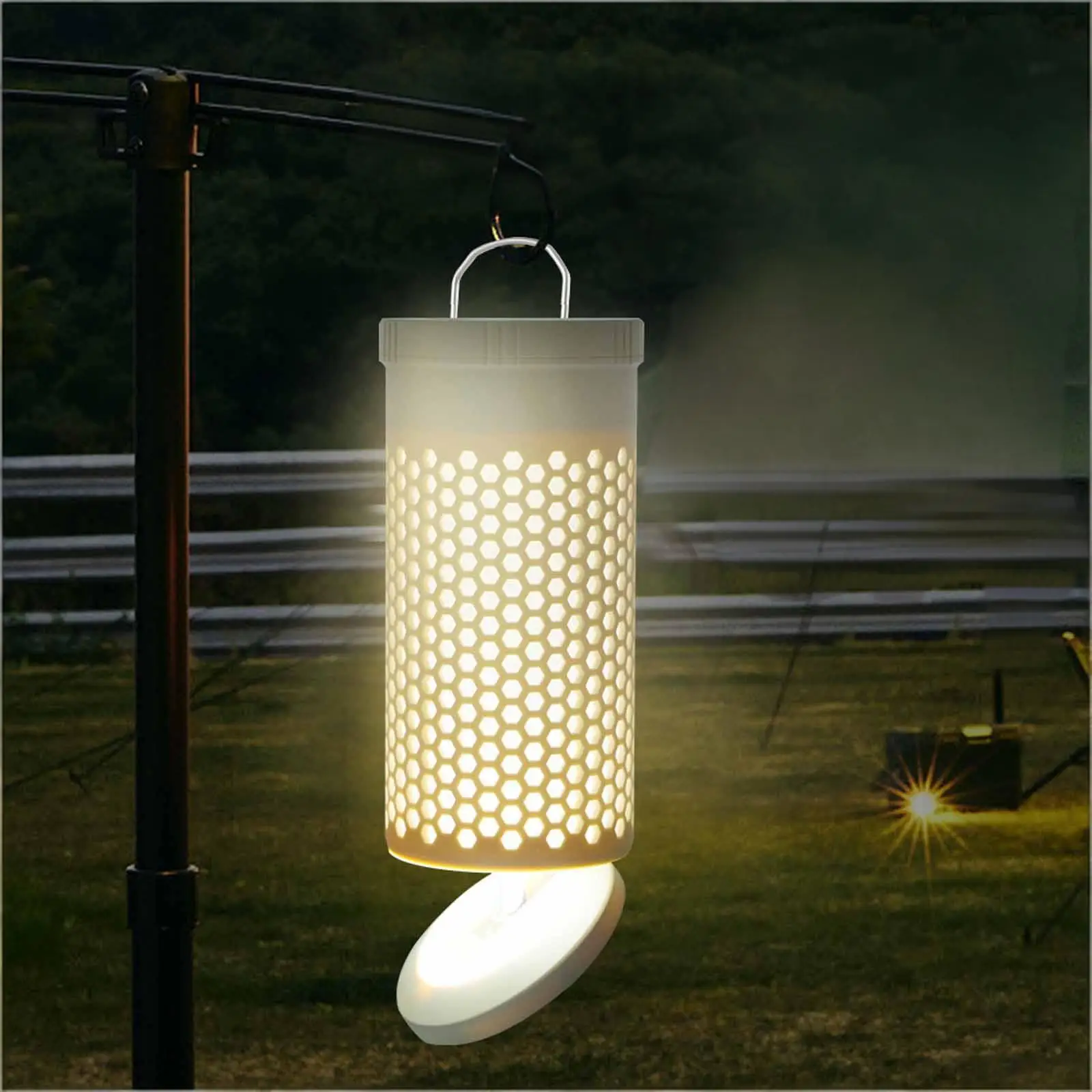 

Уличная выдвижная лампа для кемпинга, портативная согревающая цветная лампа для палатки, семейная портативная прочная полезная лампа для пикника на открытом воздухе