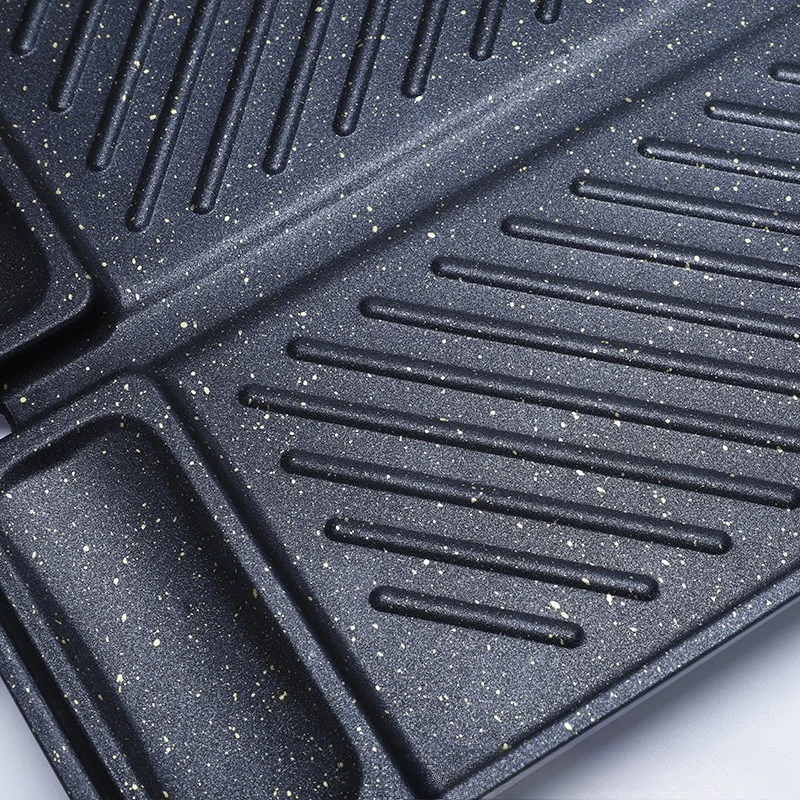 Stone Aluminum Alloy Grill Outdoor Portable Cass Grill Square Grill