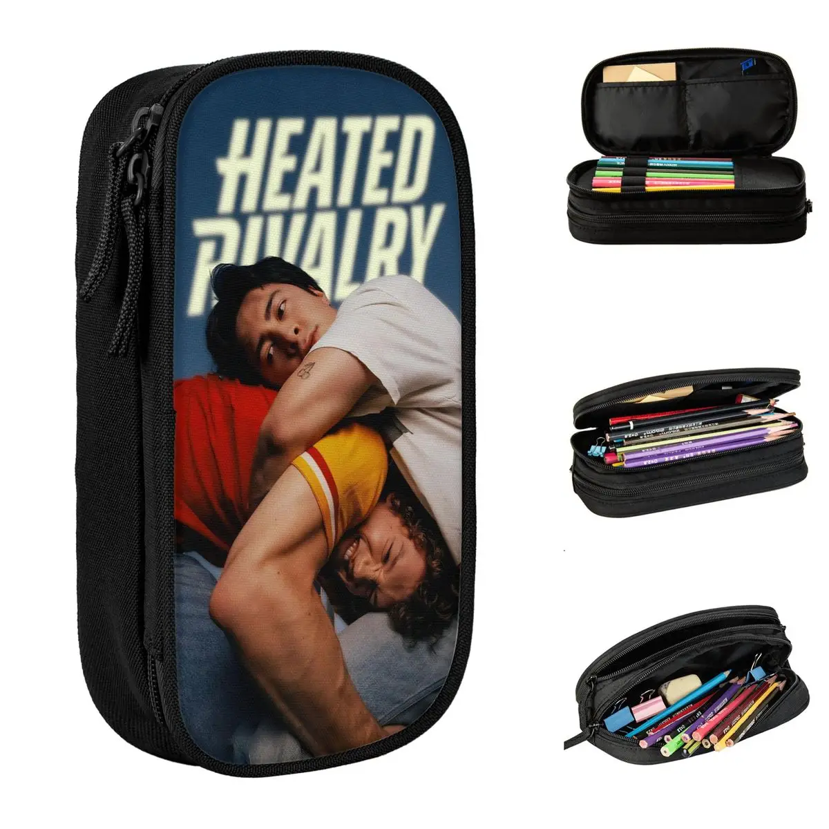 

Креативный пенал с подогревом «Соревнование» Илья Шейн Холланов, пенал-органайзер для ручек, для студенческой сумки, школьные принадлежности, подарки, канцтовары