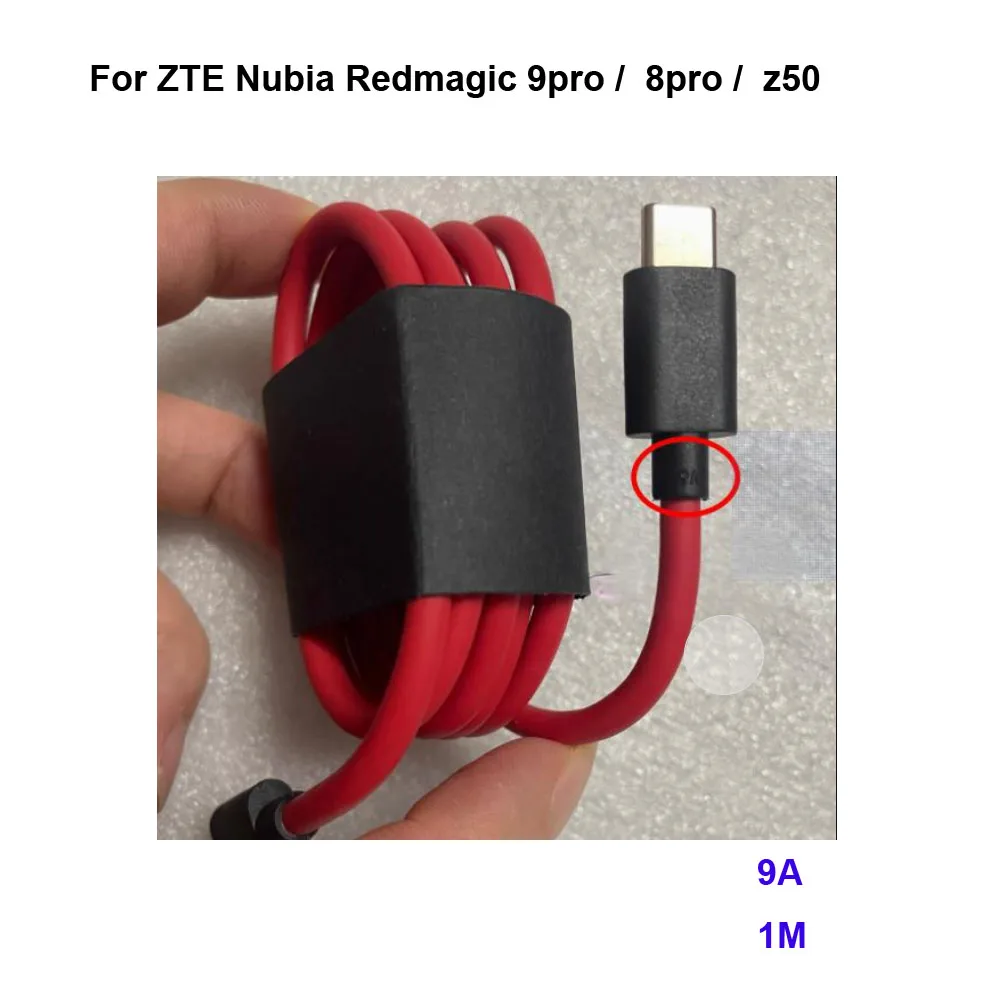 Новинка для Nubia Red Magic 8 Pro 9Pro, оригинальное зарядное устройство USB Type-C, кабель 9A, кабель USB-C для zte nubia Z50
