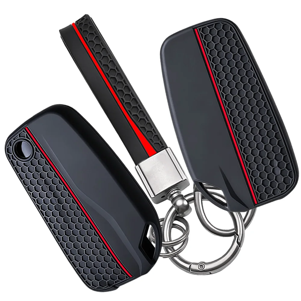 Keychain For DUCATI Multistrada V2 V2S V4 V4S 1260S 950S Silicone Motorcycle Electronic Start Key Case Cover Key Shell