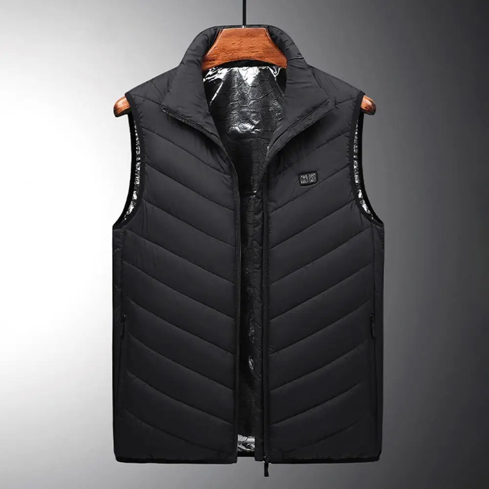 Electric Vest Adjustable Temperature Usb Heated Vest with 11 Heating Zones for Unisex Slim Fit Jacket for All-day Warmth Comfort