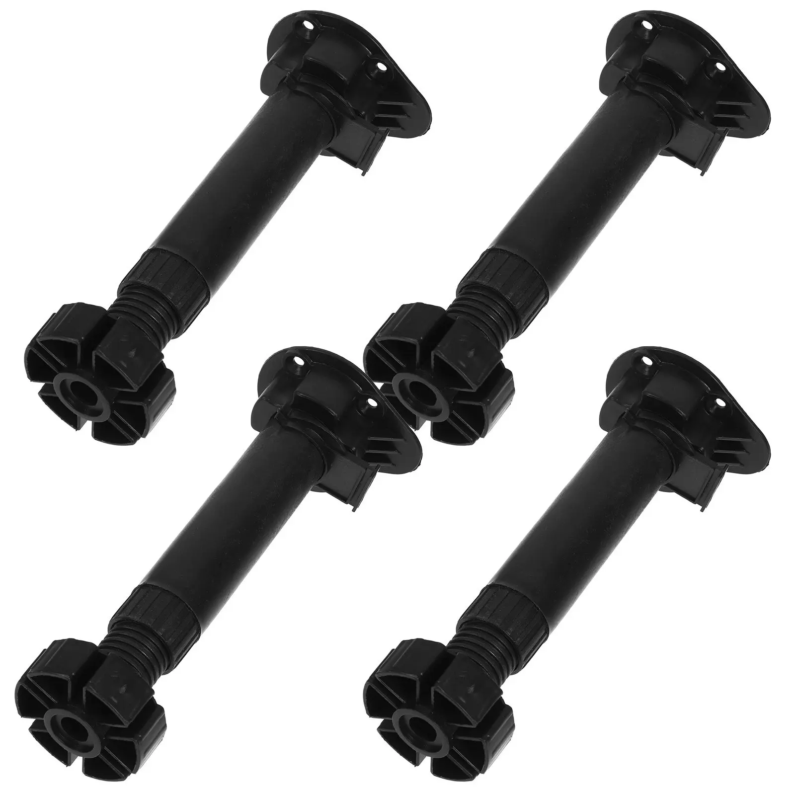 

4pcs Adjustable Cabinet Legs Height Adjustable Furniture Leveling Feet Thickened Abs Cabinet Foot For Kitchen Bathroom Wardrobe