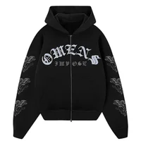 Nueva Sudadera con Capucha y Cremallera 2026 Edición Limitada Bad Omens Band Tour, con Estampado Gráfico de Música Americana, para Hombre y Mujer, Estilo Vintage Rock Gótico